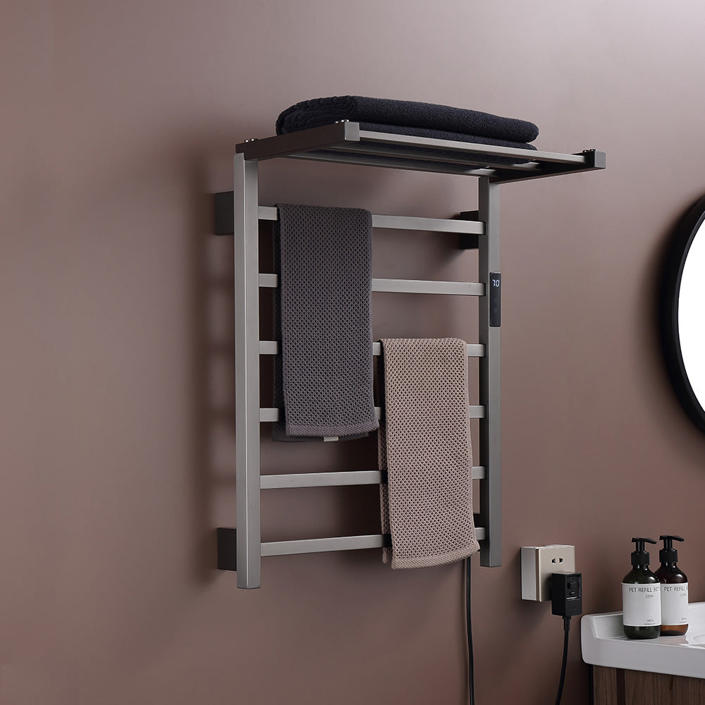 Sèche-serviette Aéraly intégré à une salle de bain rénovée