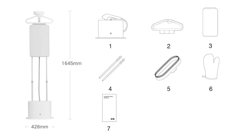 Défroisseur vertical vapeur 2200W – Vapeur puissante et rapide