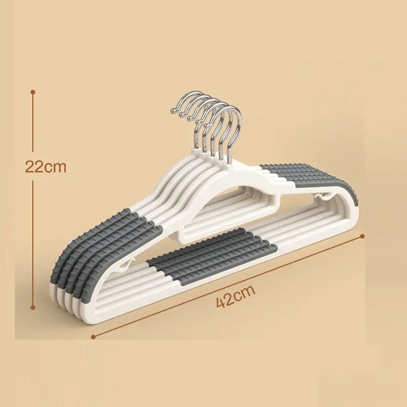 Cintre plastique antidérapant – lot de 10 pièces