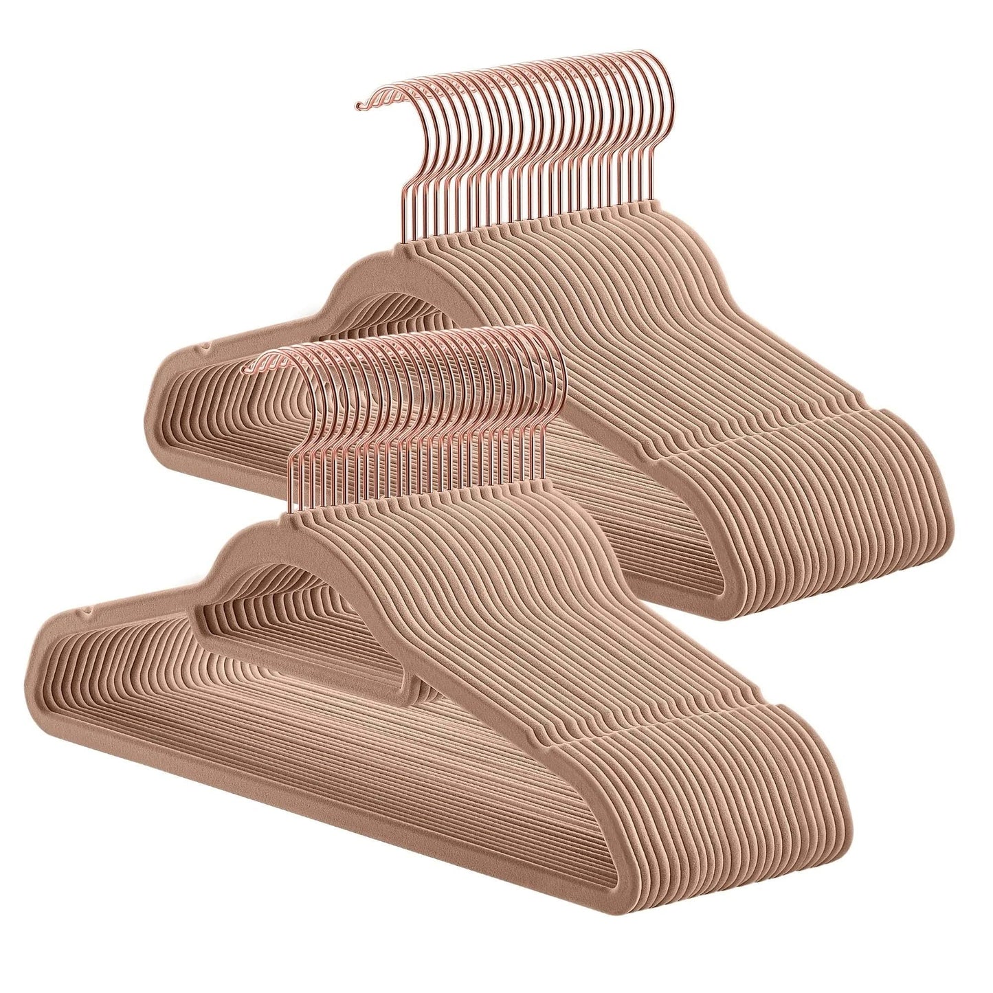 Lot de 50 cintres velours - antiglisse & gain de place - Aeraly