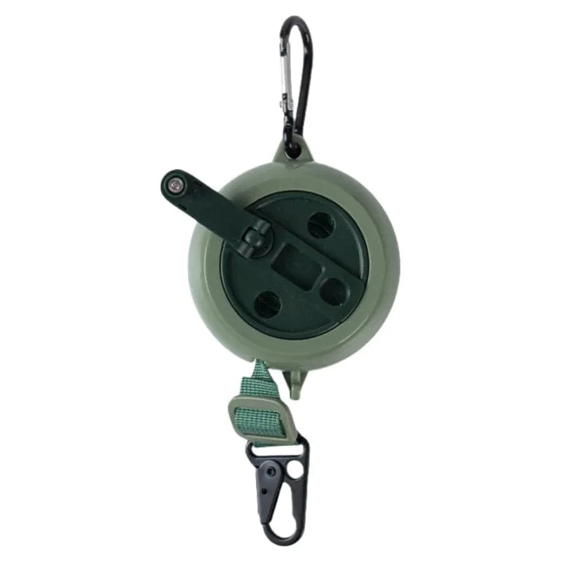 Corde à linge camping – portable, antidérapante et légère Vert