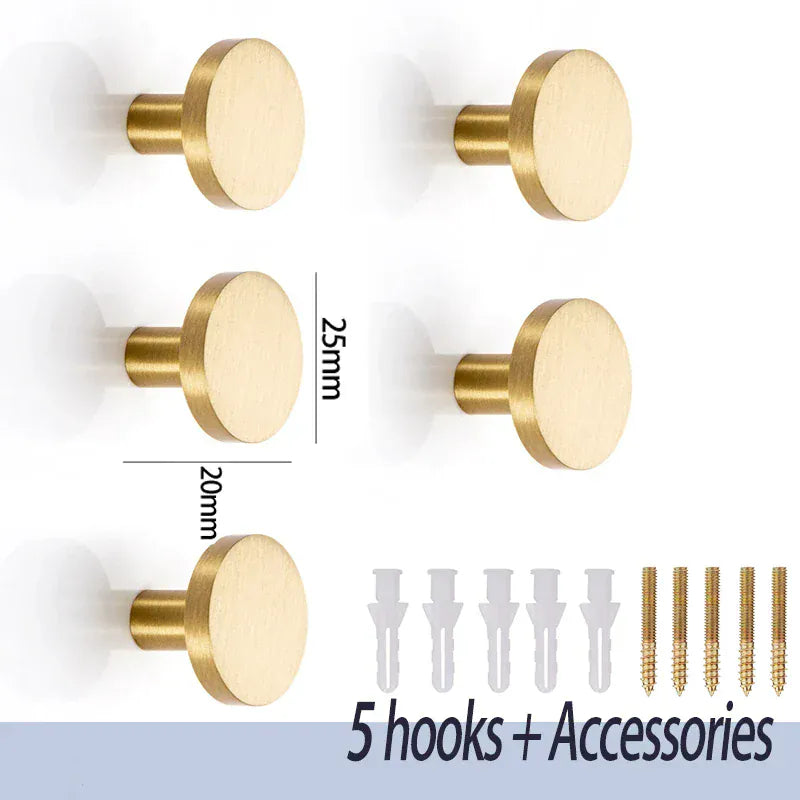 Crochet mural laiton Rond 5 Crochets