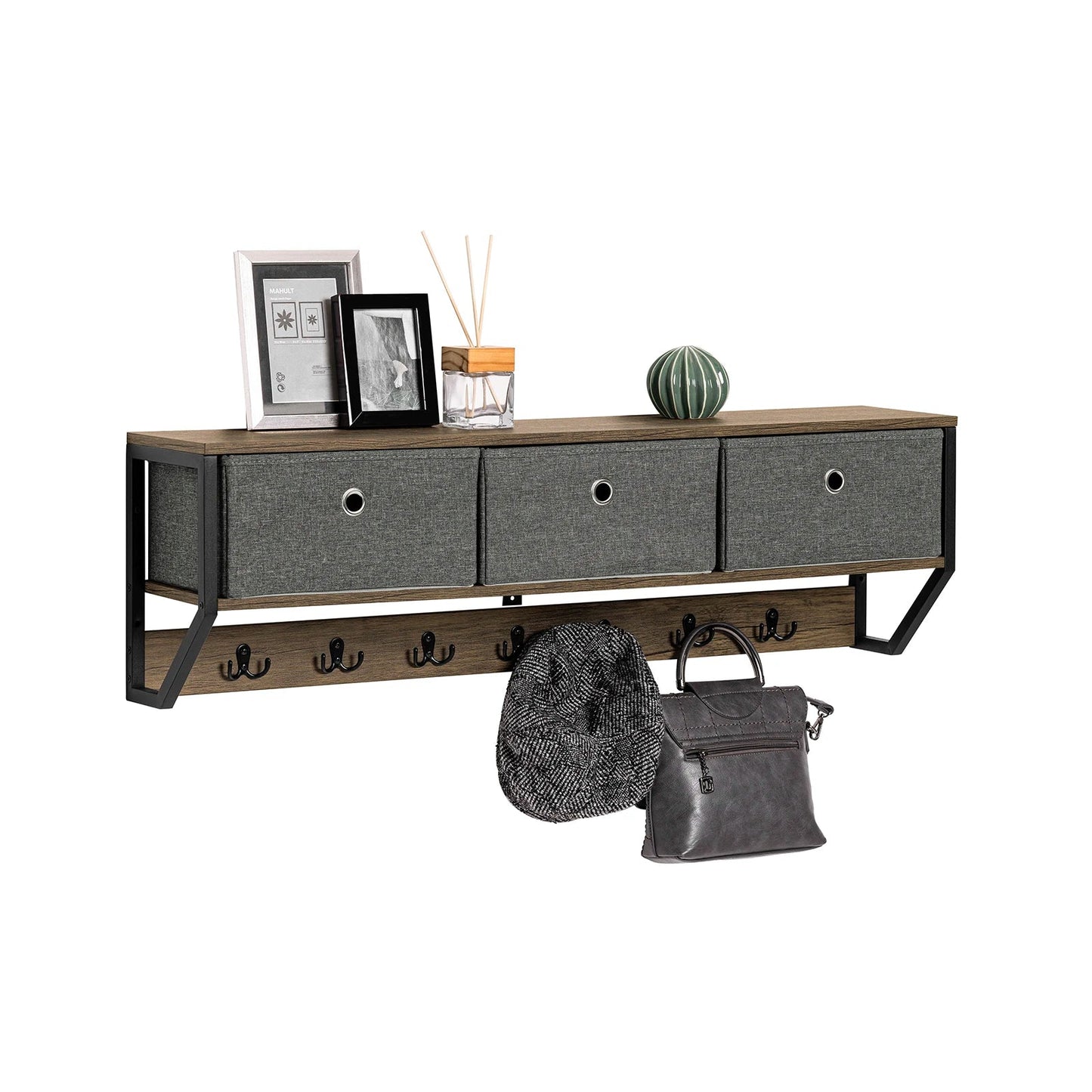 Porte-manteau mural style vintage - Aéraly