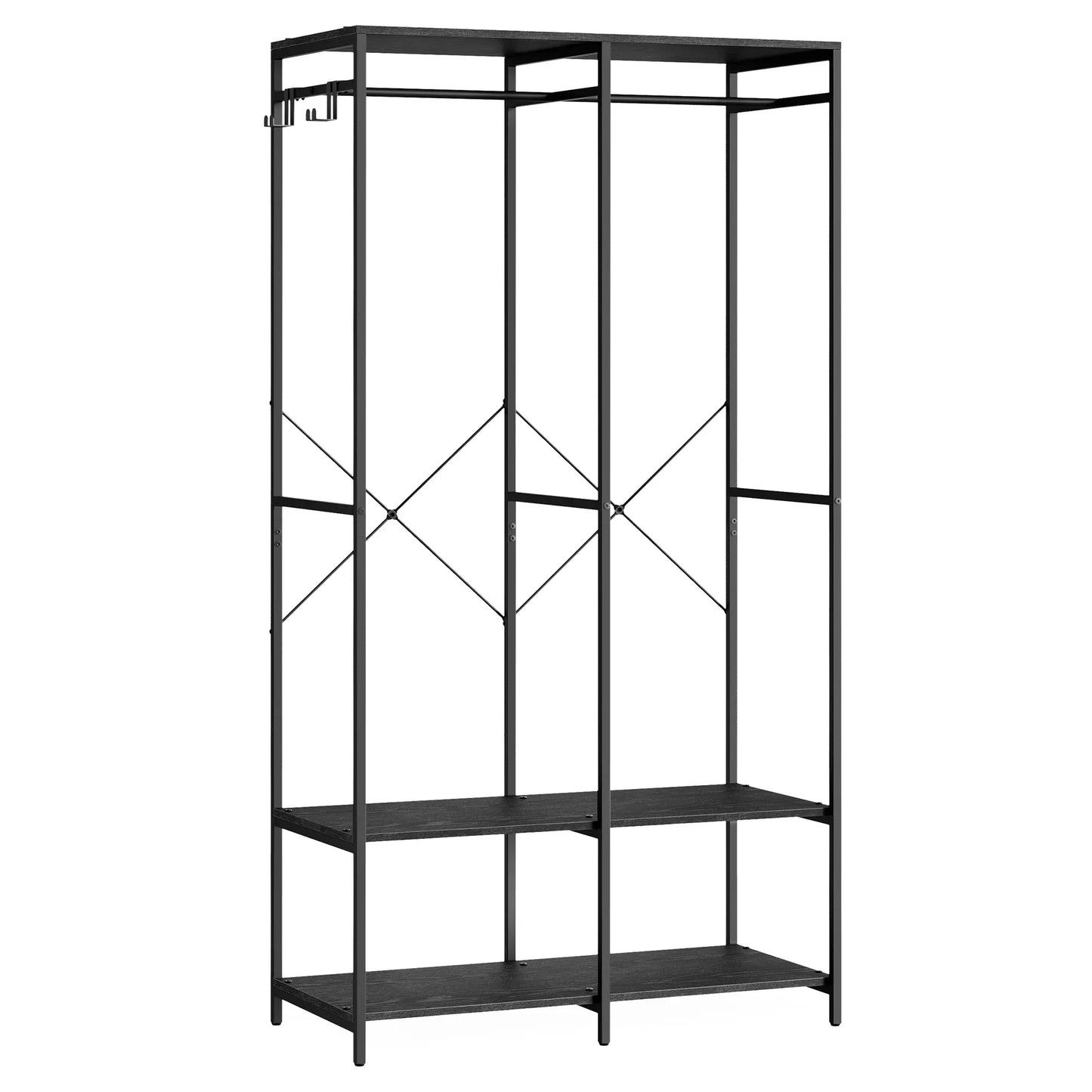 Porte vêtements chambre - Optimisez l'organisation de votre espace de rangement Noir