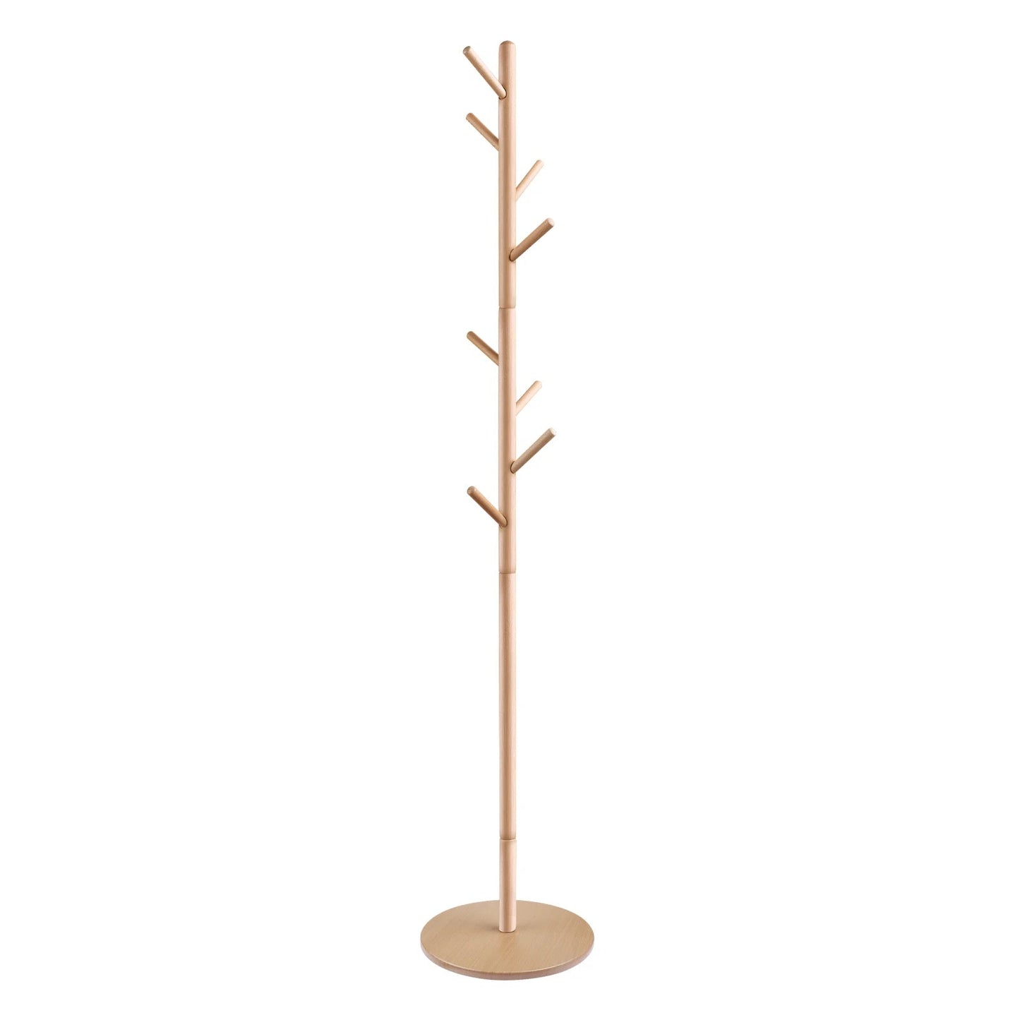 Portemanteau bois massif réglable en hauteur - un rangement efficace et élégant - Aéraly