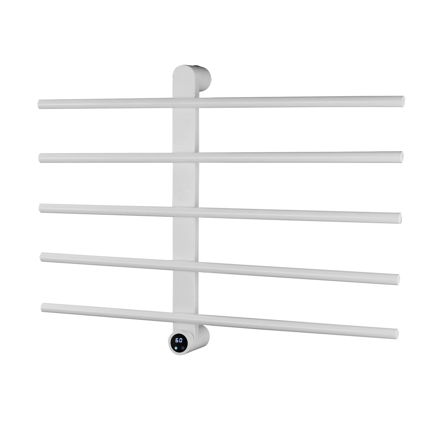 Sèche-Serviette Mural Salle de Bain Électrique 5 Barres 100W - Aeraly