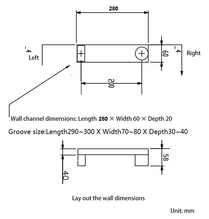Sèche-Serviettes Chauffant Mural - 1 Barre Acier Inox - 80W - Aeraly