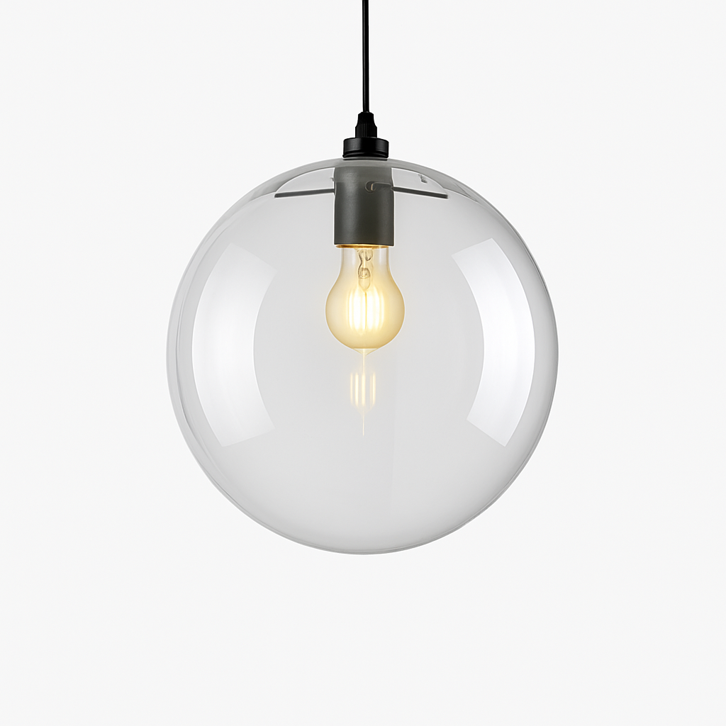 Suspension design boule en verre ONIRA