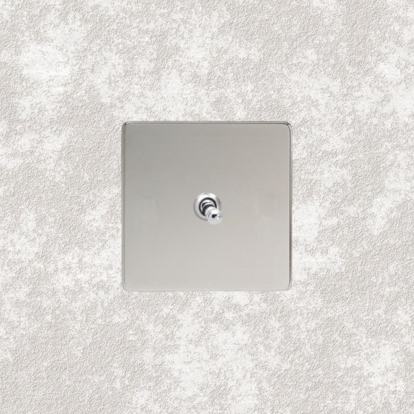 interrupteur va-et-vient simple chrome miroir