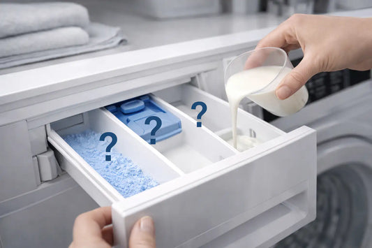 Dans quel compartiment mettre la lessive