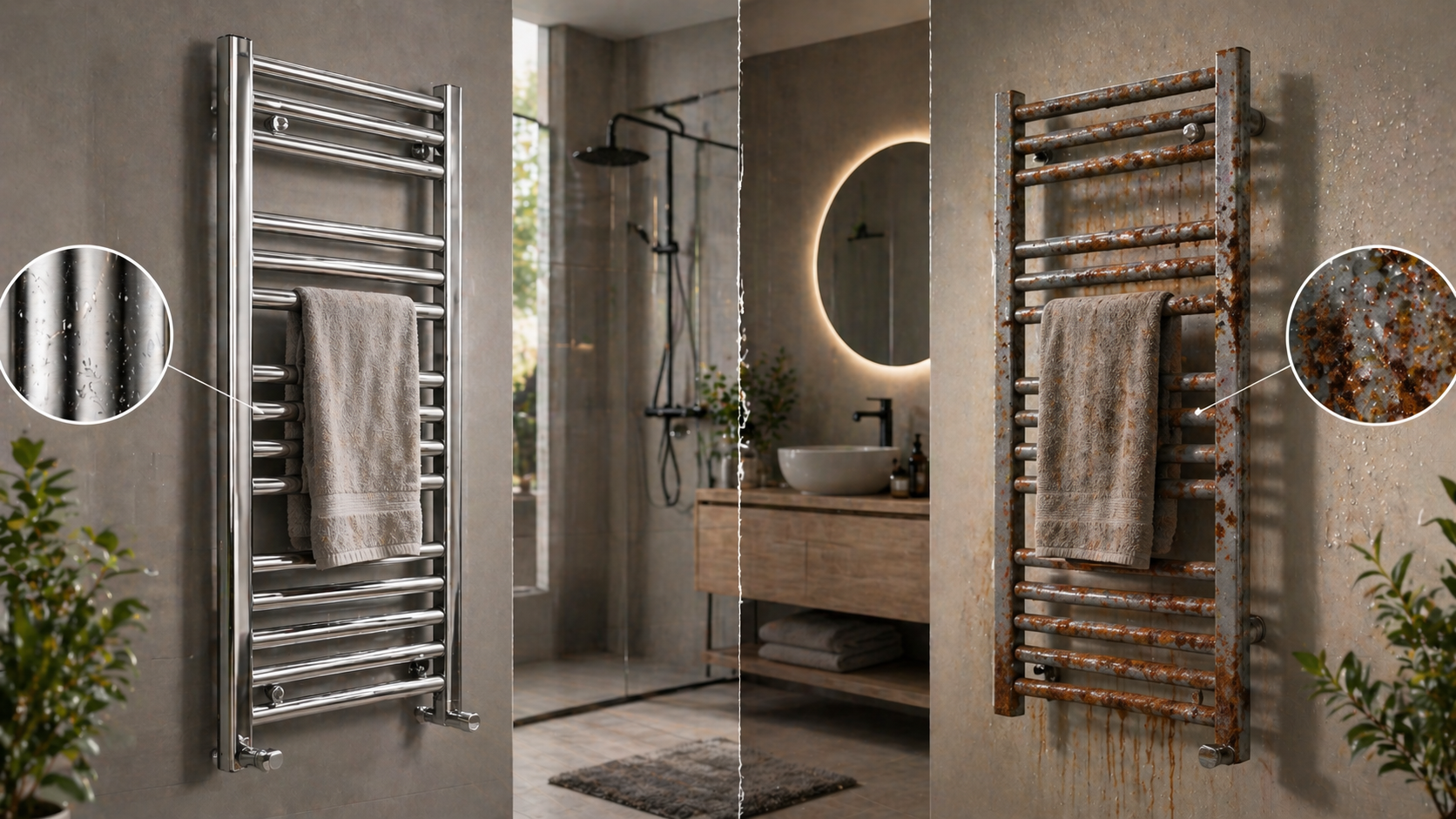 Inox 304 vs Acier classique : Pourquoi le choix du matériau est crucial pour éviter la rouille en milieu humide. Bild