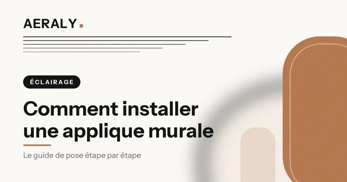 Comment installer une applique murale illustration Aeraly Image