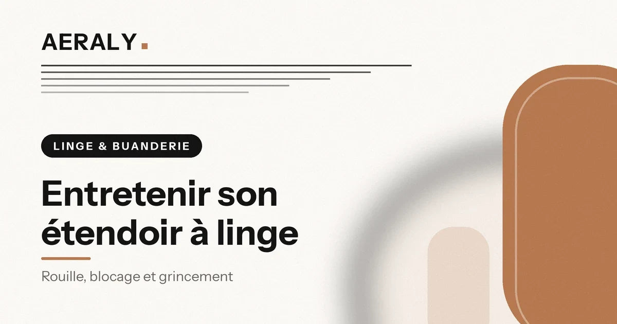 Comment entretenir un étendoir à linge Image
