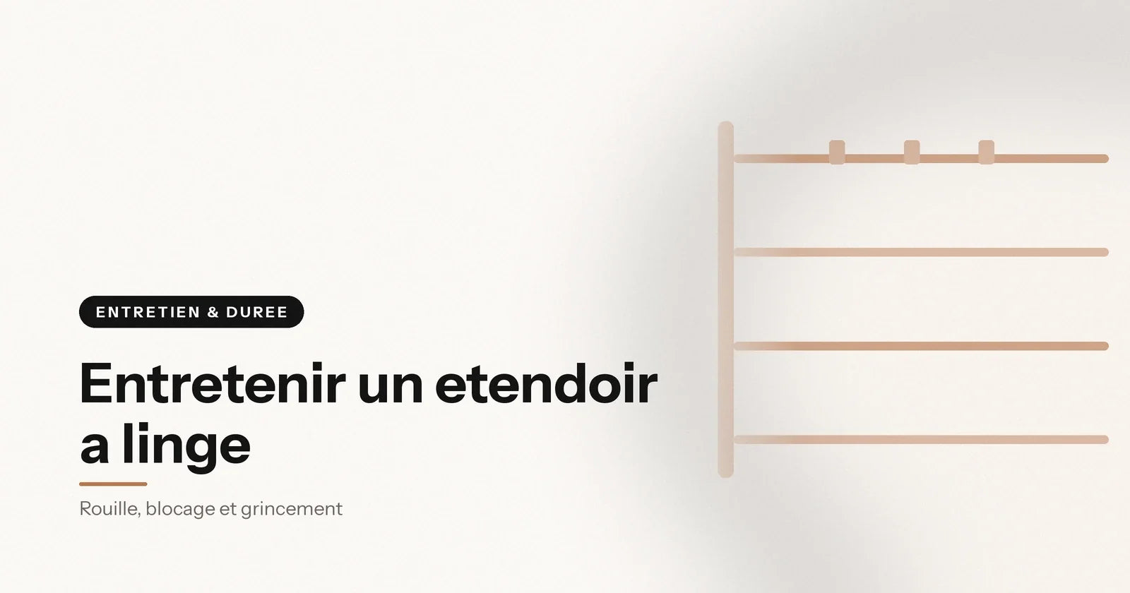 Articulation d'étendoir à linge en gros plan, illustration Aeraly Bild