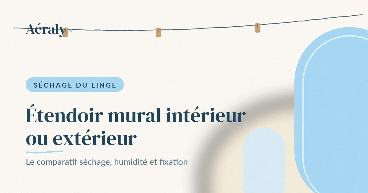 Étendoir mural intérieur ou extérieur : lequel installer chez vous Image