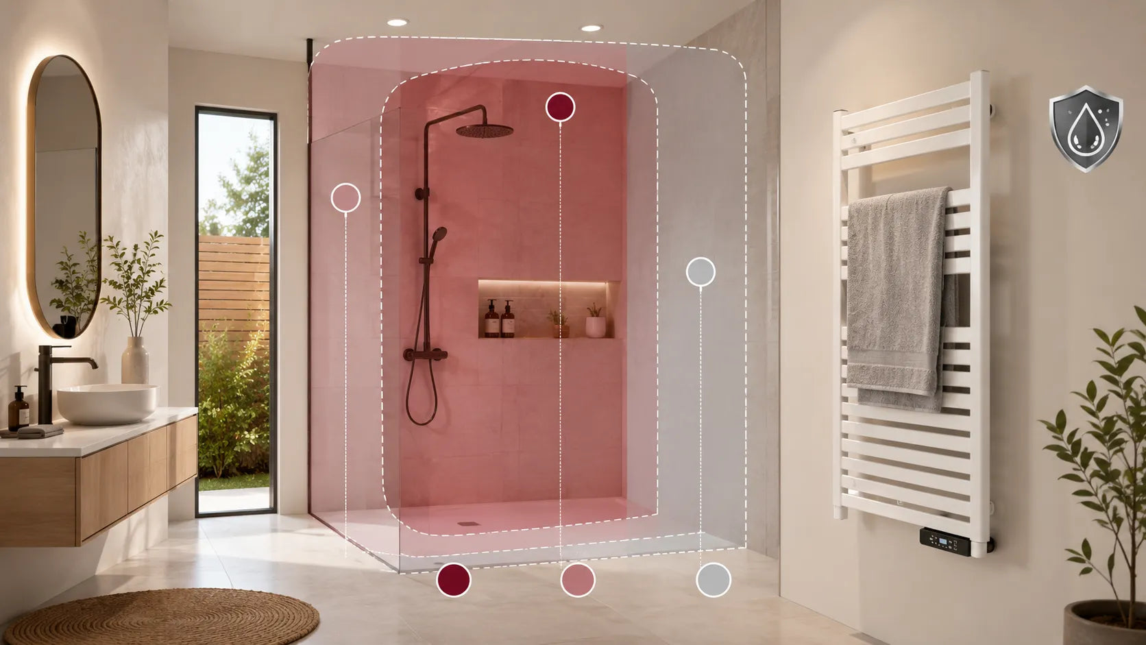 norme sécurité salle de bain Bild