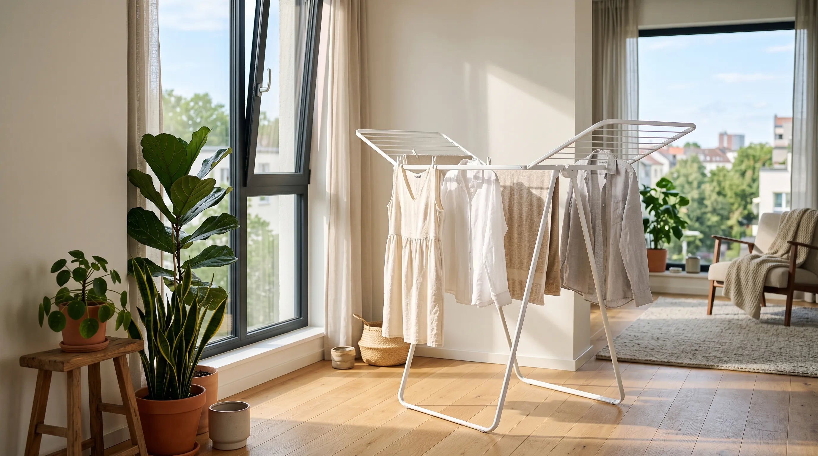 Comment faire sécher son linge rapidement en appartement sans créer d'humidité ? Image