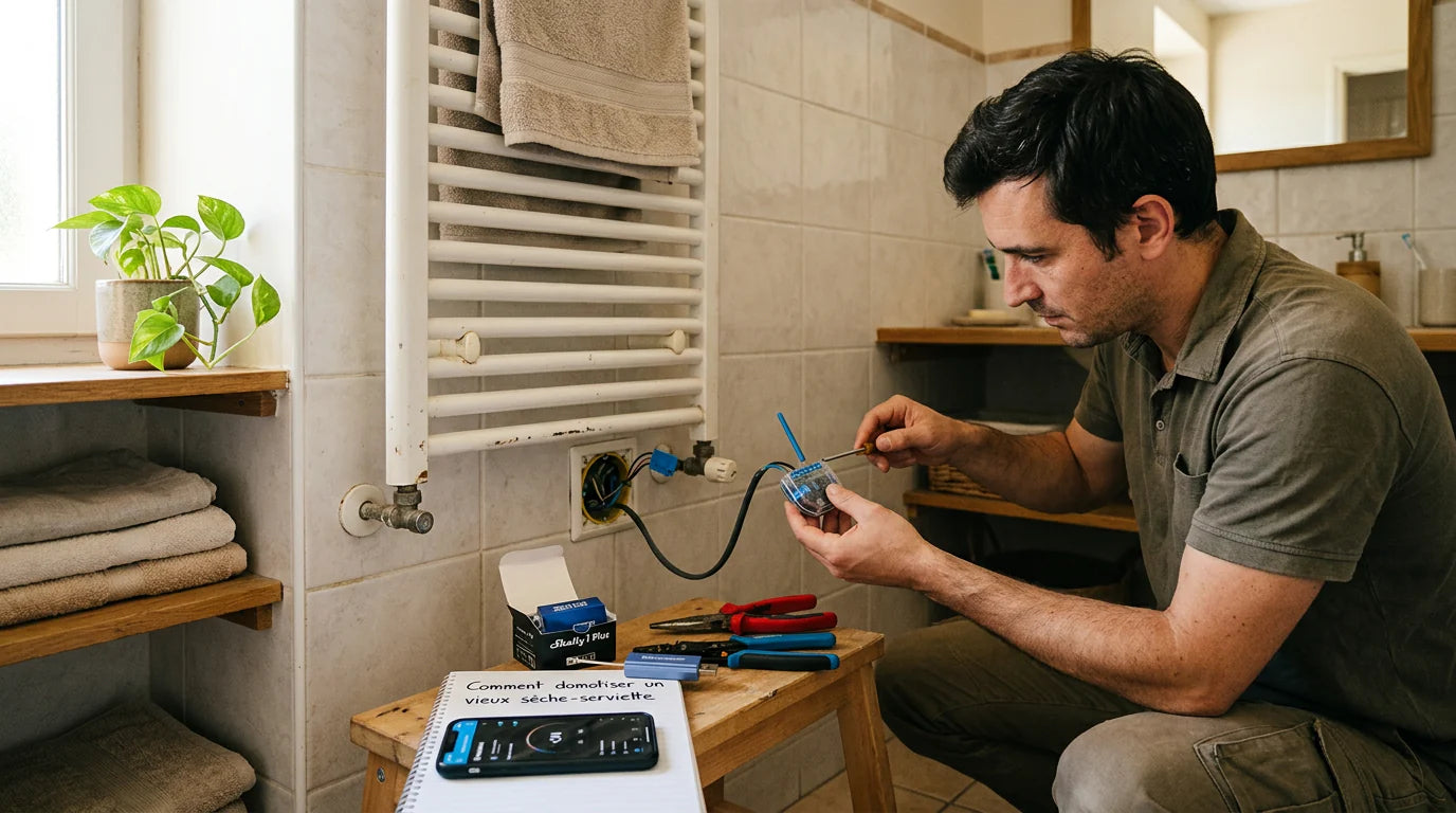 Comment domotiser un vieux sèche-serviette avec un module Shelly ou un protocole Zigbee ? Bild