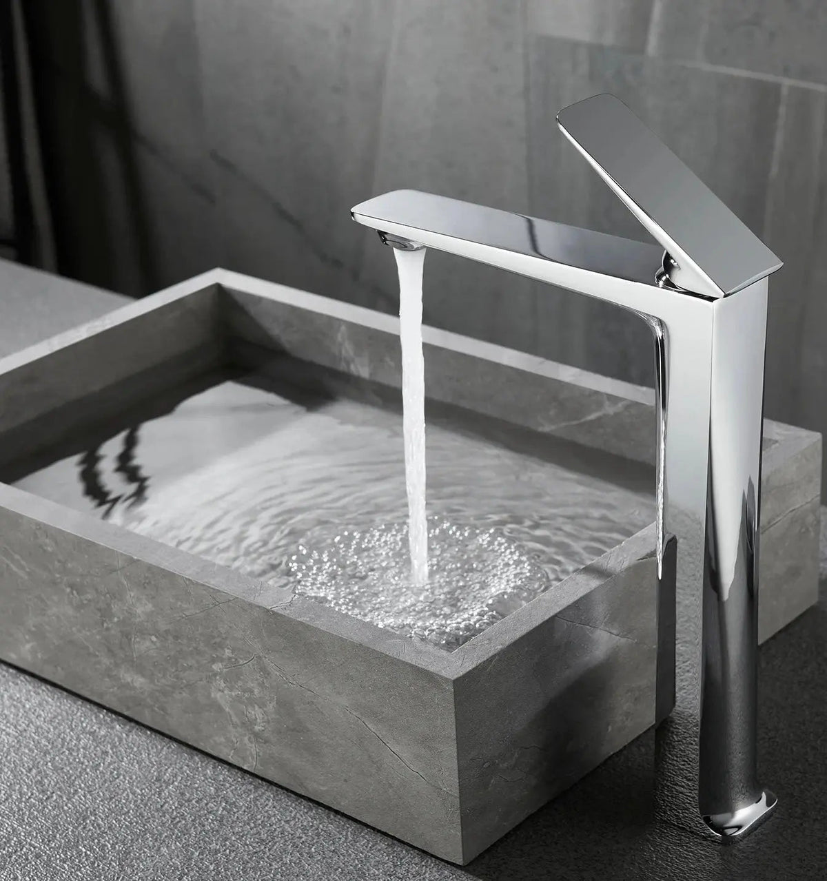 Mitigeur de lavabo haut 3 finitions