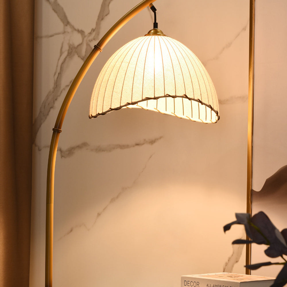 MODVE - Lampadaire, Métal et Tissu, Salon
