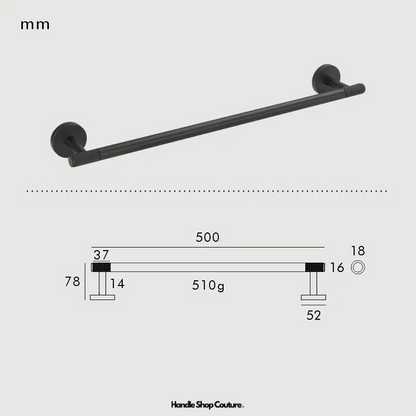 Accessoires de salle de bain laiton massif moleté