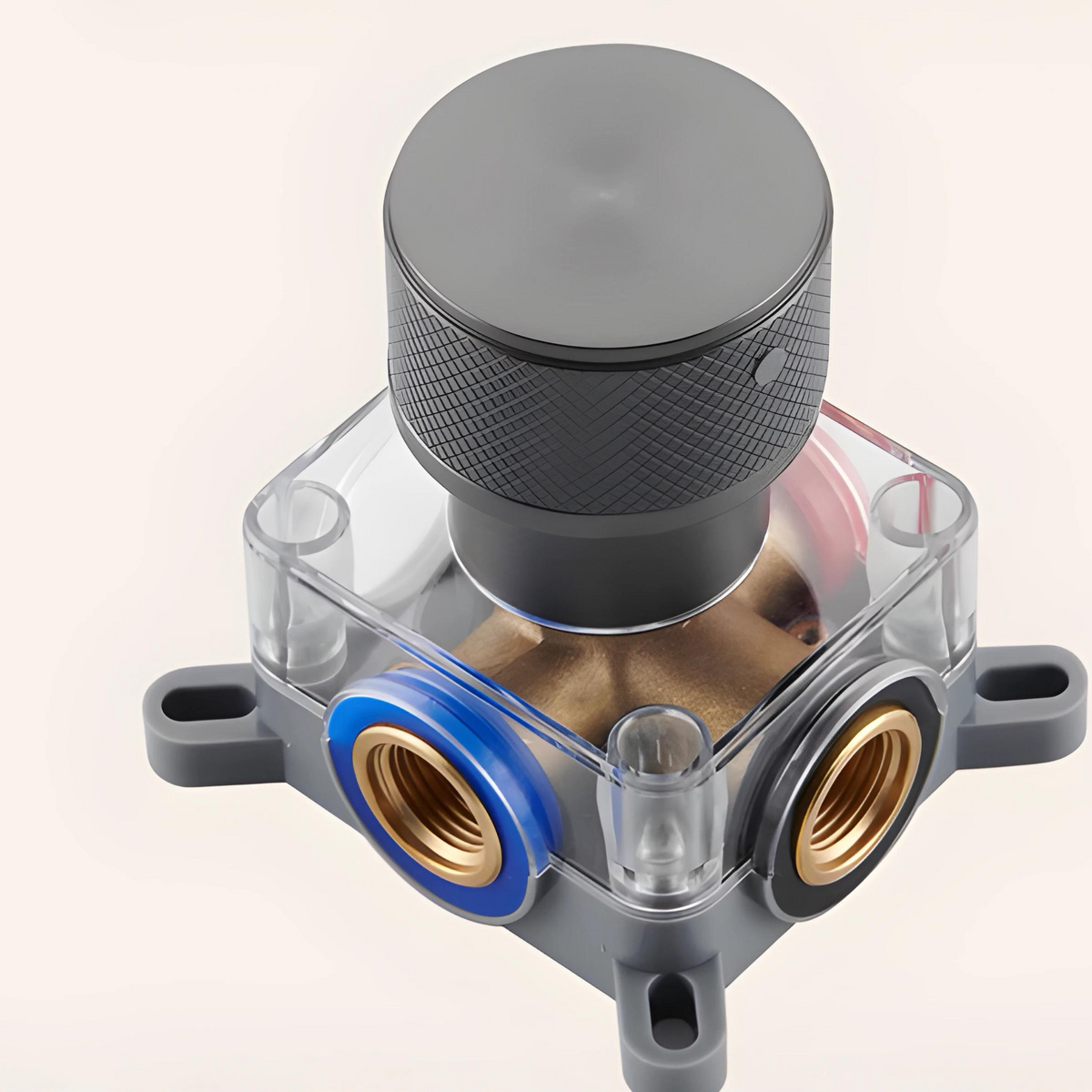 Cinabro Robinet de Lavabo Mural Moleté Compact, 5 Finitions