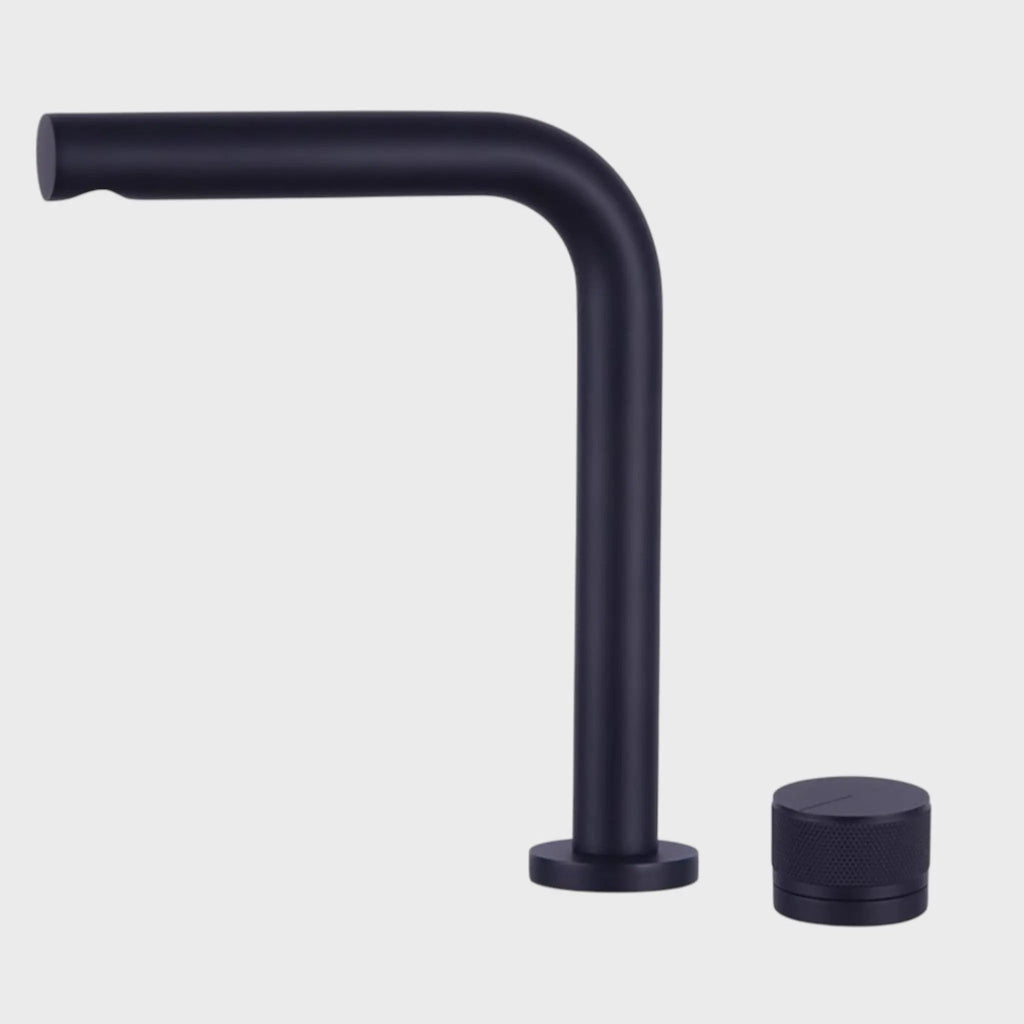 Robinet de lavabo haut noir
