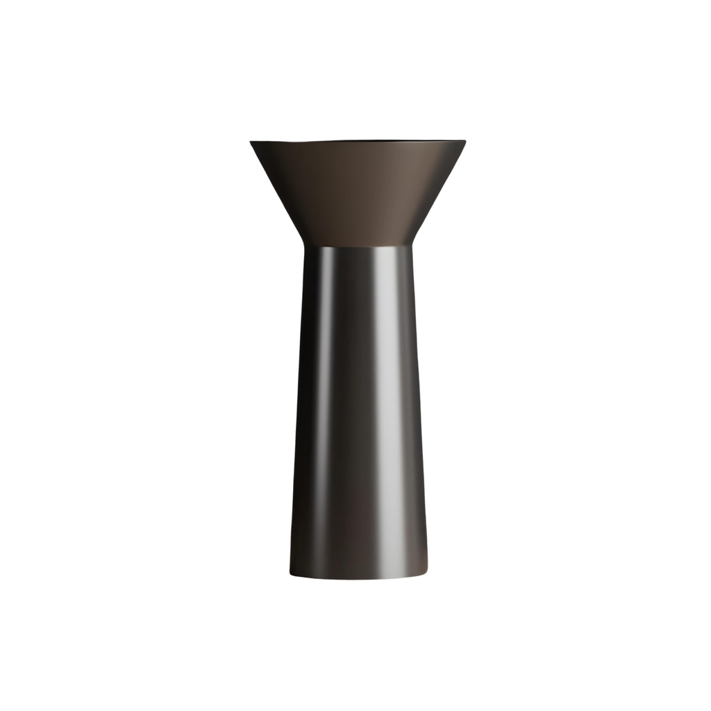 Vasque sur pied ronde format compact