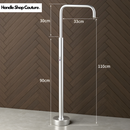 Celestina Robinet de Lavabo Mural Moleté, 6 Finitions