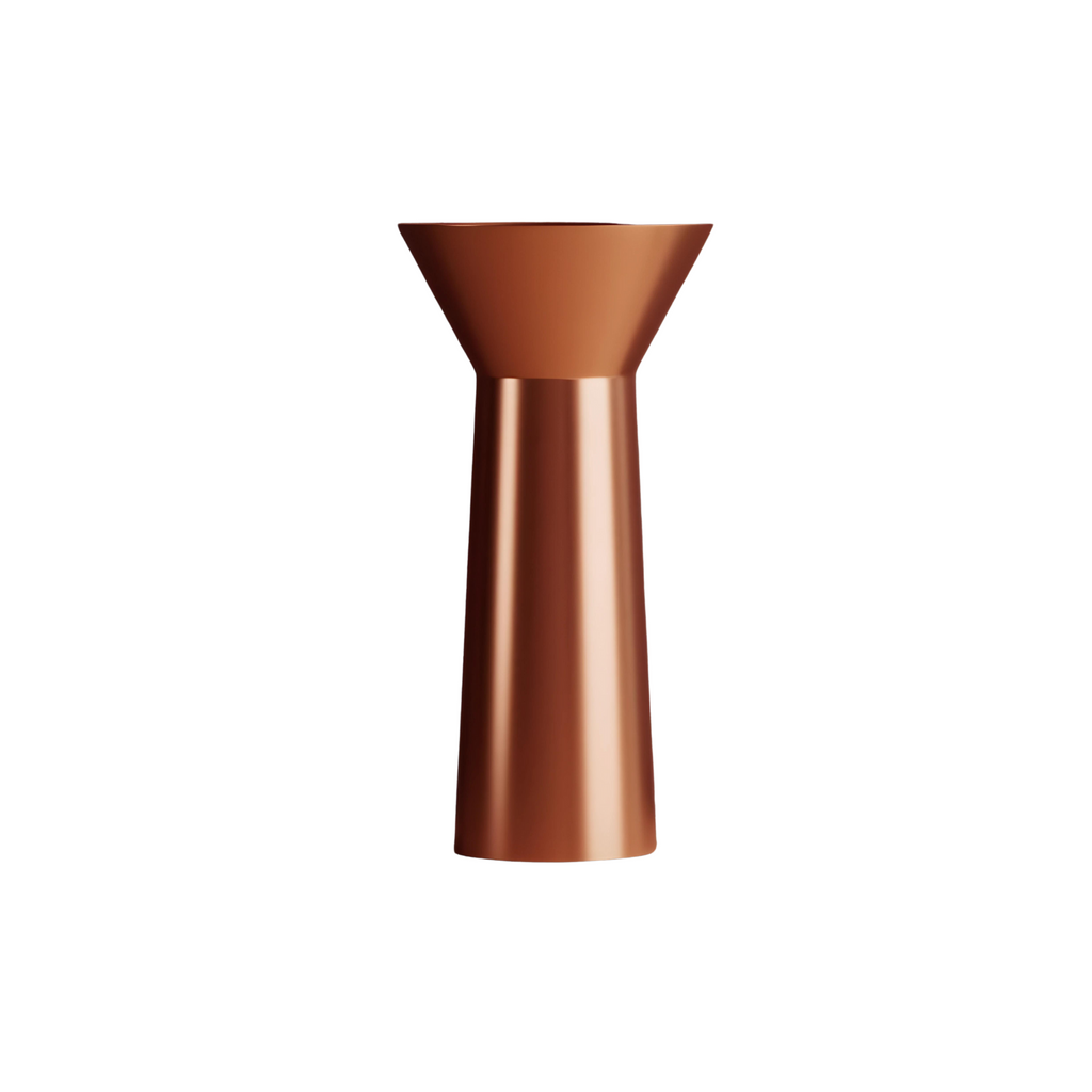 Vasque sur pied ronde format compact