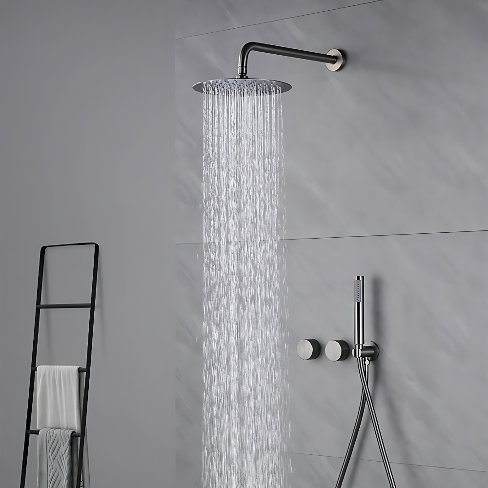Colonne de douche murale ou plafond laiton massif