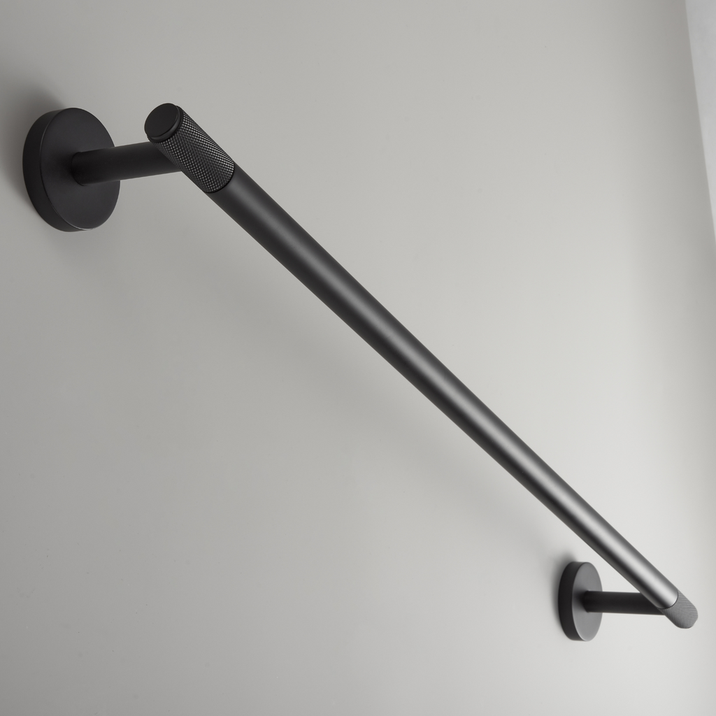 Accessoires de salle de bain laiton massif moleté