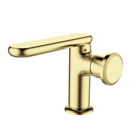 Méridien - Mitigeur lavabo à commande latérale en finition Or brossé