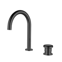 Méridien - Mitigeur lavabo 2 trous en finition Noir