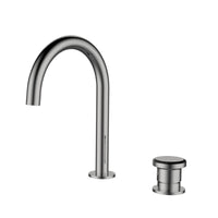 Méridien - Mitigeur lavabo 2 trous en finition Gris anthracite