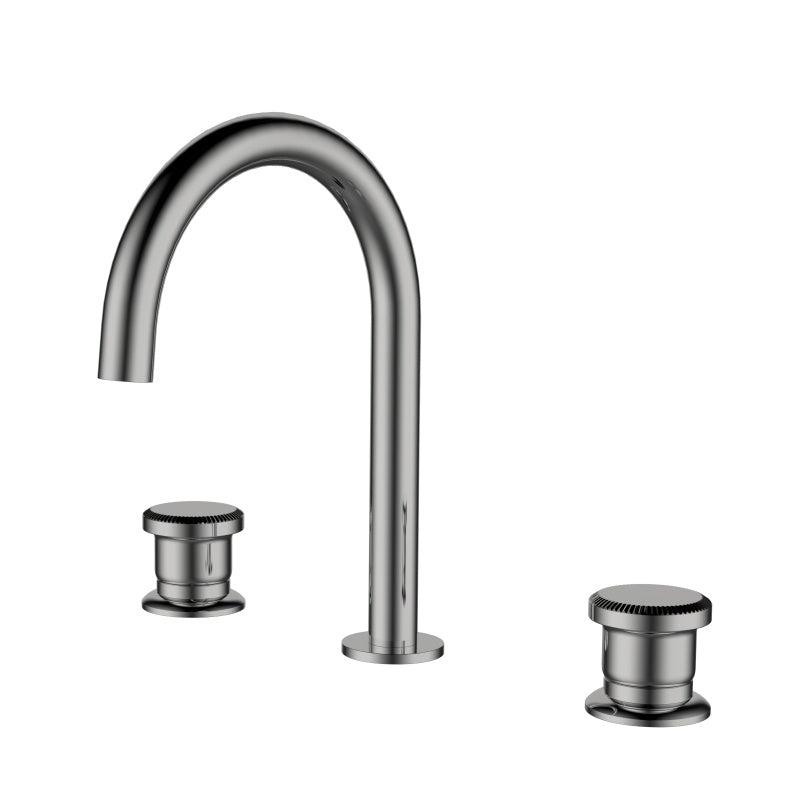 Méridien - Mitigeur lavabo 3 trous en finition Gris anthracite