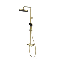 Méridien - Ensemble de douche 3 fonctions en finition Or brossé