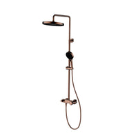 Méridien - Ensemble de douche 3 fonctions en finition Cuivre brossé