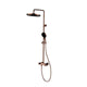 Méridien - Ensemble de douche 3 fonctions en finition Cuivre brossé