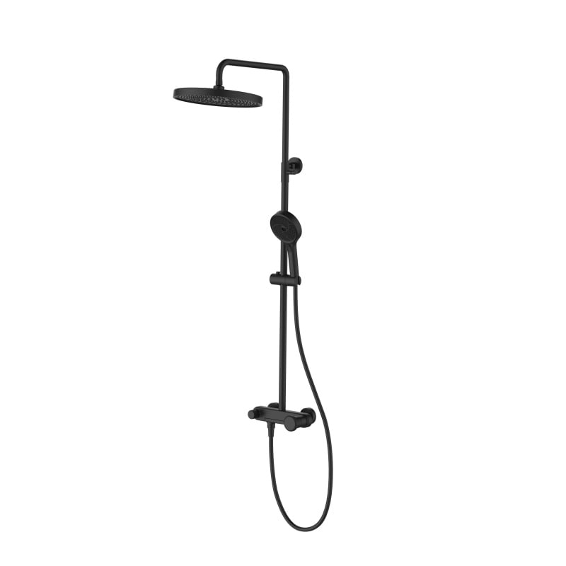 Méridien - Ensemble de douche 3 fonctions en finition Noir