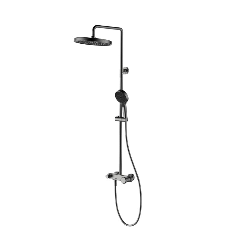 Méridien - Ensemble de douche 3 fonctions en finition Gris anthracite