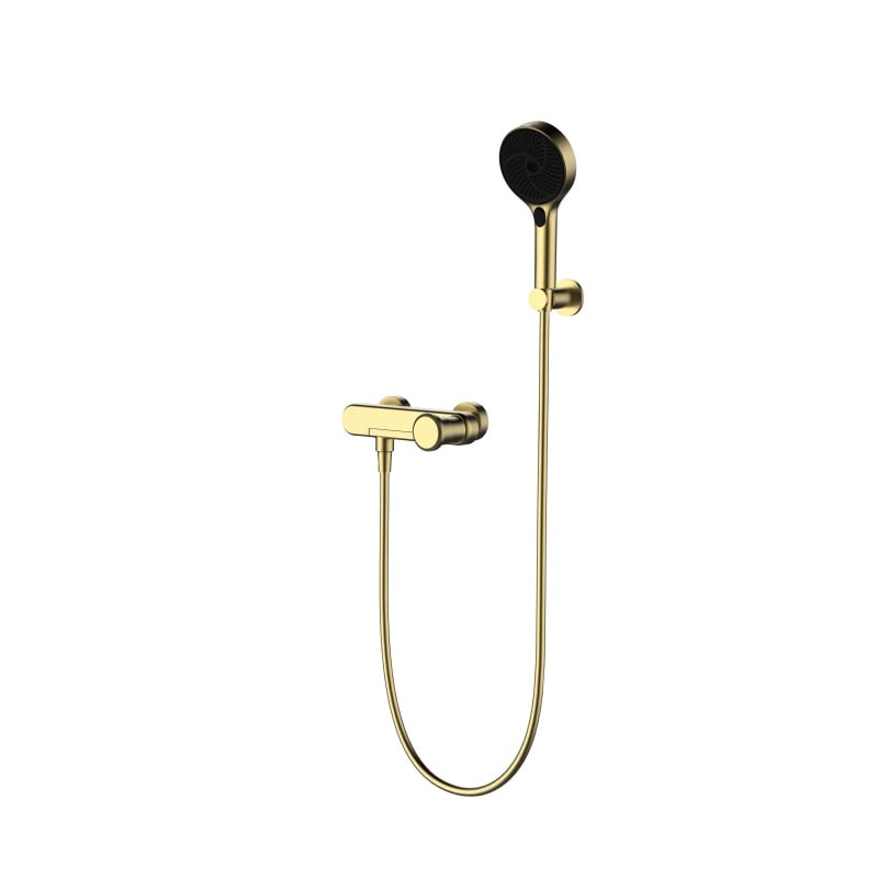 Méridien - Ensemble de douche 2 fonctions en finition Or brossé