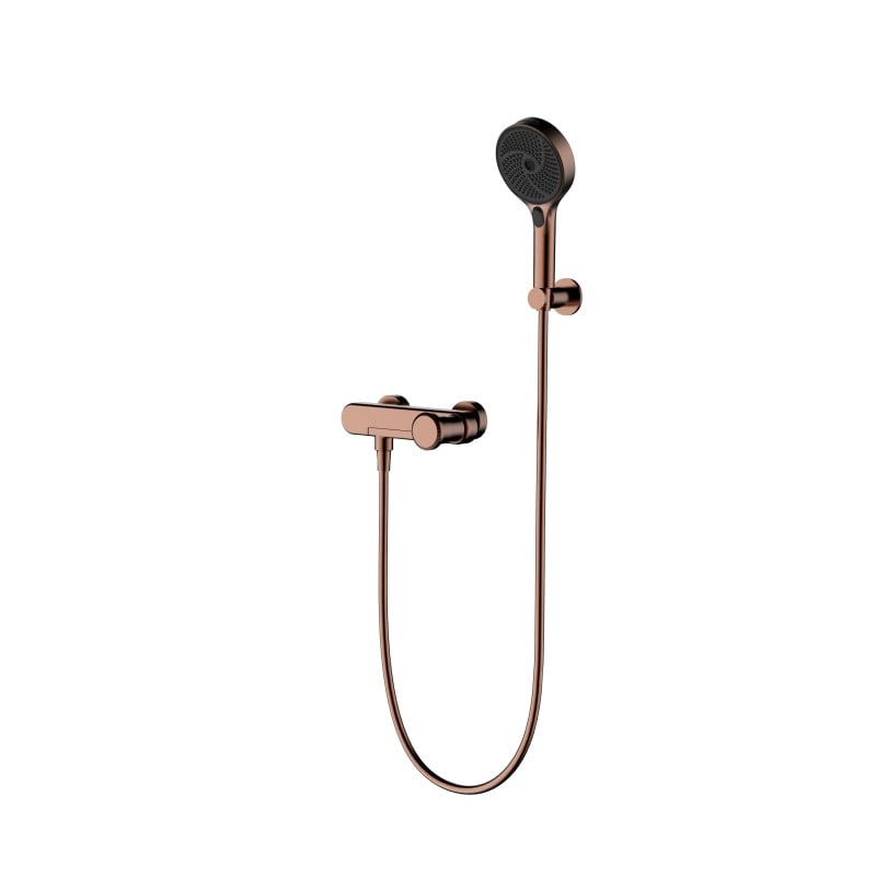 Méridien - Ensemble de douche 2 fonctions en finition Cuivre brossé