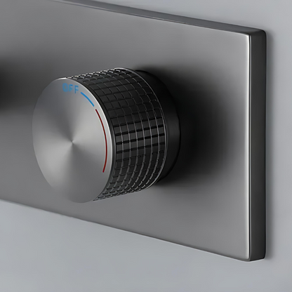 Cassiterite Robinet de Lavabo Mural Moleté, 4 Finitions