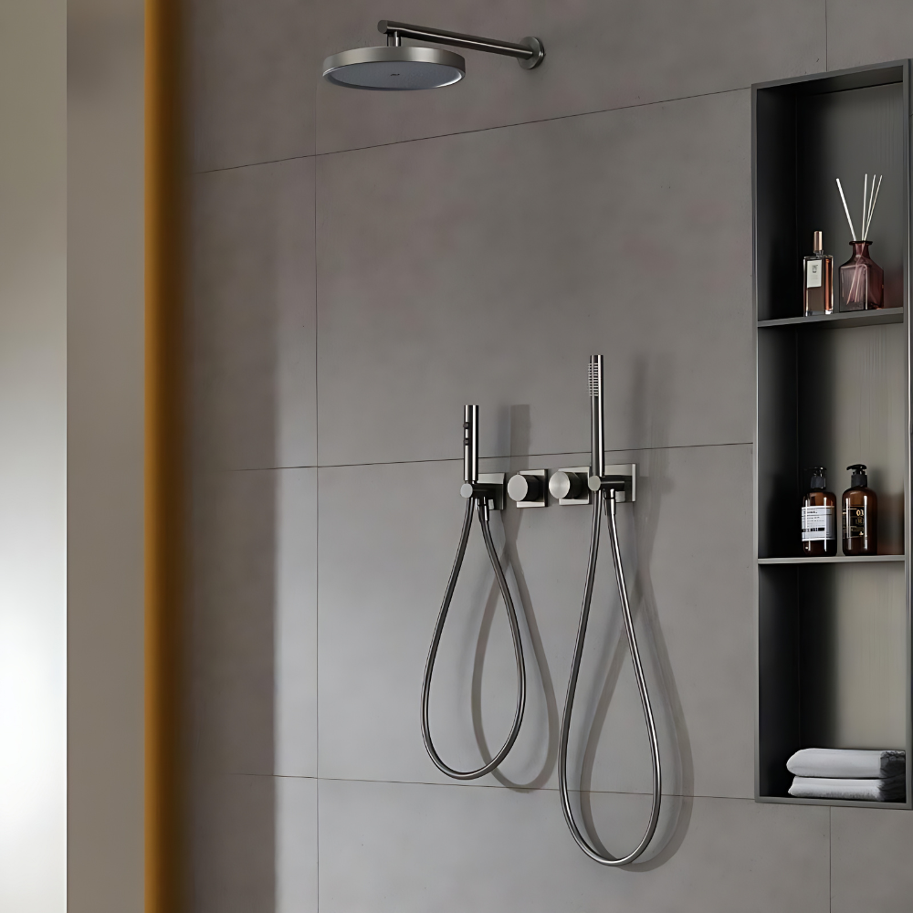 Colonne de douche pluie XXL avec fonction bidet