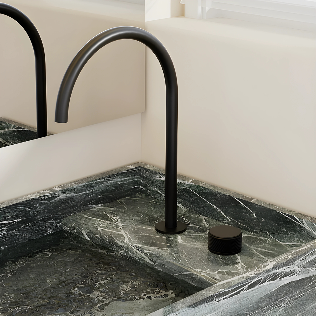 Berillio Mitigeur de Lavabo Monotrou Moleté, 4 Finitions