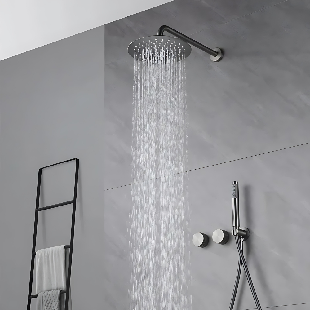 Colonne de douche murale ou plafond laiton massif