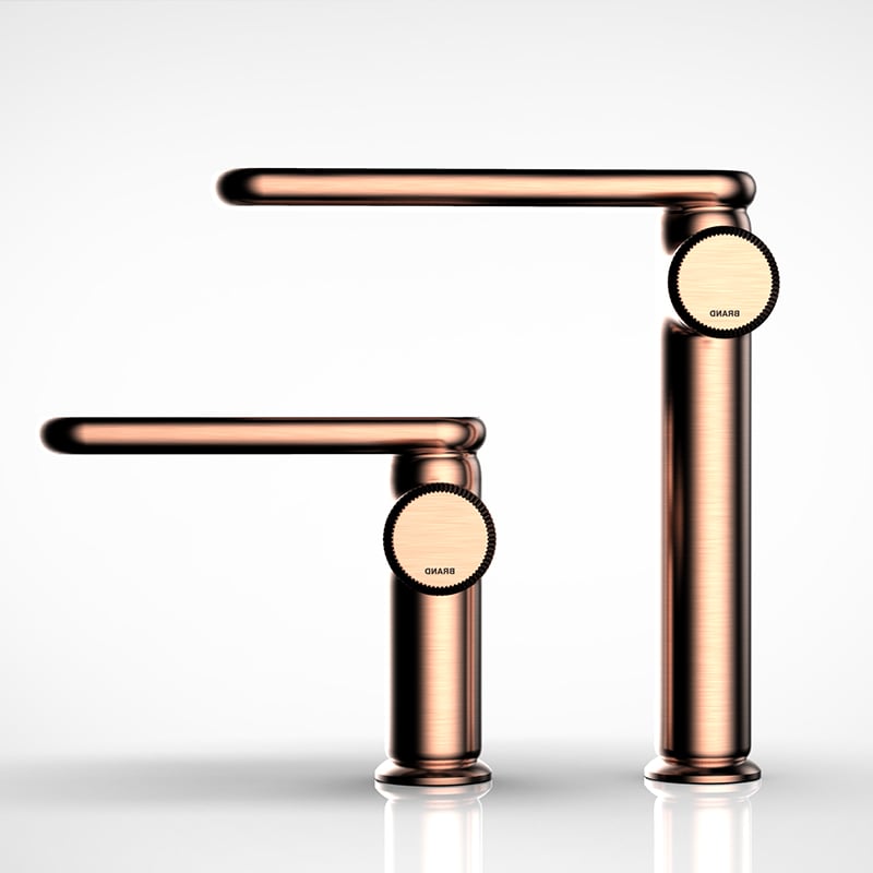 Méridien - Mitigeur lavabo haut à commande latérale, visuel de mise en valeur