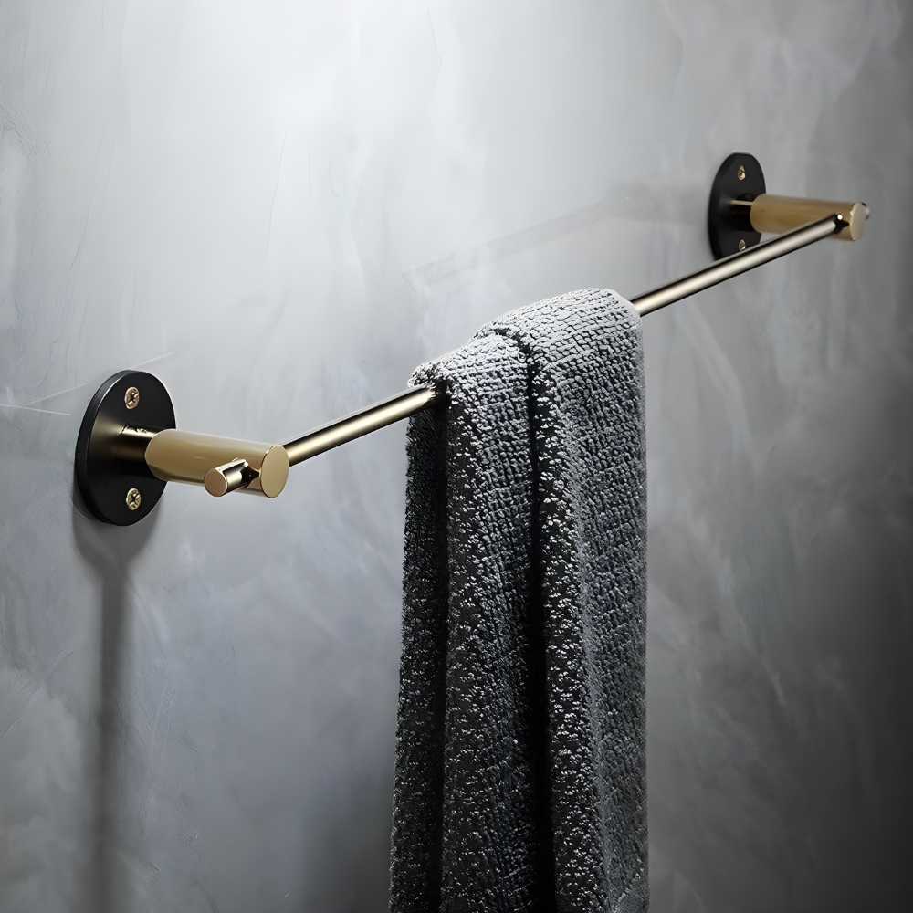 Barre de serviette ajustable en laiton