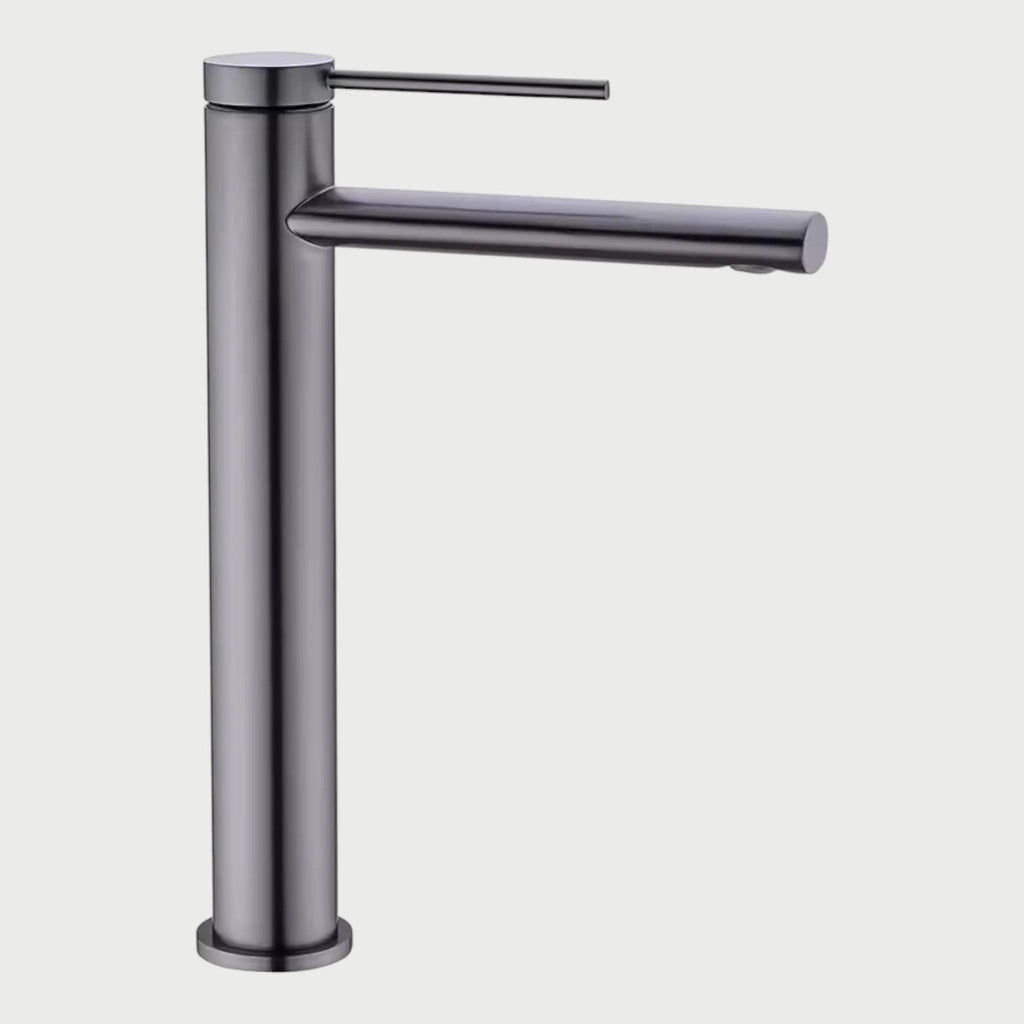 Mitigeur de lavabo haut anthracite
